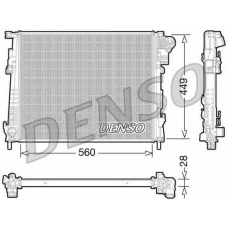 DRM23094 DENSO Радиатор, охлаждение двигателя