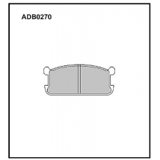 ADB0270 Allied Nippon Тормозные колодки