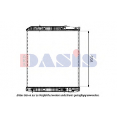 132100S AKS DASIS Радиатор, охлаждение двигателя