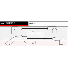 DRL238 DELCO REMY Комплект проводов зажигания