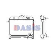130270T AKS DASIS Радиатор, охлаждение двигателя