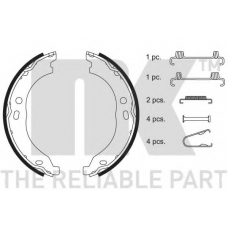 2719754 NK Комплект тормозных колодок, стояночная тормозная с