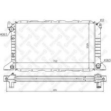 10-25428-SX STELLOX Радиатор, охлаждение двигателя