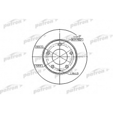 PBD2704 PATRON Тормозной диск
