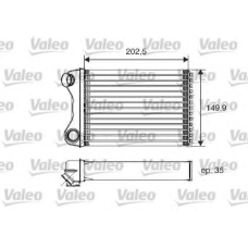 812211 VALEO Теплообменник, отопление салона