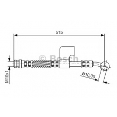 1 987 476 900 BOSCH Тормозной шланг