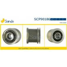 SCP90186.1 SANDO Ременный шкив, генератор