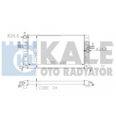 179700 KALE OTO RADYATOR Радиатор, охлаждение двигателя