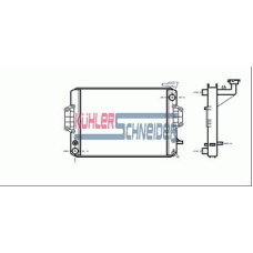 2603301 KUHLER SCHNEIDER Радиатор, охлаждение двигател