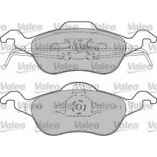 540944 VALEO Комплект тормозных колодок, дисковый тормоз