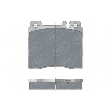 SP 256 PR SCT Комплект тормозных колодок, дисковый тормоз
