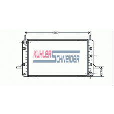 1808201 KUHLER SCHNEIDER Радиатор, охлаждение двигател