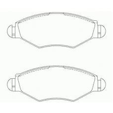 MDK0208 MINTEX Комплект тормозов, дисковый тормозной механизм