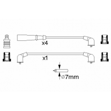 0 986 356 921 BOSCH Комплект проводов зажигания