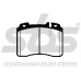 1501223319 S.b.s. Комплект тормозных колодок, дисковый тормоз