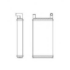 53555 NRF Теплообменник, отопление салона