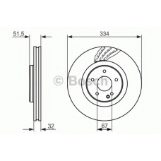 0 986 479 650 BOSCH Тормозной диск