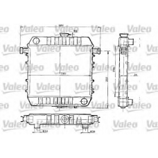 730152 VALEO Радиатор, охлаждение двигателя