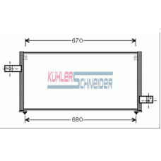 2520061 KUHLER SCHNEIDER Конденсатор, кондиционер