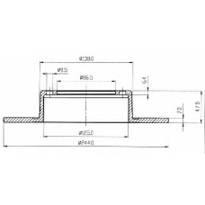 BDC3142 QUINTON HAZELL Тормозной диск