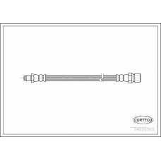 19020363 CORTECO Тормозной шланг