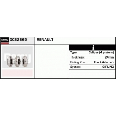 DC82862 DELCO REMY Тормозной суппорт