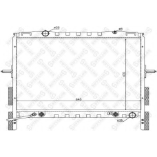 10-26494-SX STELLOX Радиатор, охлаждение двигателя