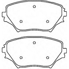 2358501 TEXTAR Комплект тормозных колодок, дисковый тормоз