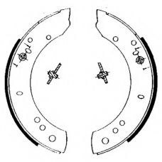 8DB 355 002-081 HELLA Комплект тормозных колодок