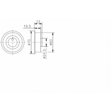 TKR 9188 TIMKEN Натяжной ролик, ремень грм