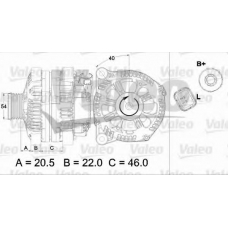 437458 VALEO Генератор