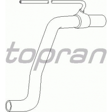 107 346 TOPRAN Шланг радиатора