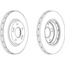 DDF1292 FERODO Тормозной диск