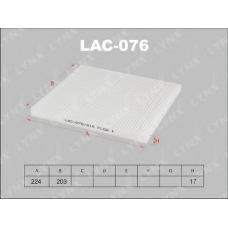 LAC-076 LYNX Cалонный фильтр