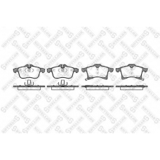 1047 002-SX STELLOX Комплект тормозных колодок, дисковый тормоз