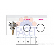 7.8609 FACET Термостат, охлаждающая жидкость