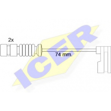 610397 E C ICER Сигнализатор, износ тормозных колодок