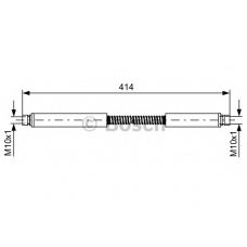 1 987 481 646 BOSCH Тормозной шланг