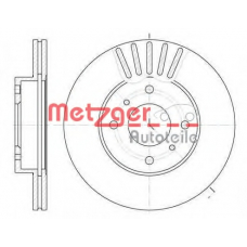 6179.10 METZGER Тормозной диск
