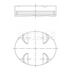 005 24 00 MAHLE Поршень