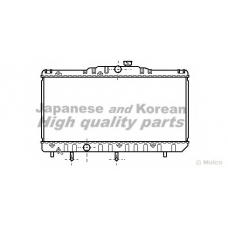 T553-07 ASHUKI Радиатор, охлаждение двигателя