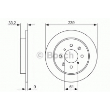 0 986 479 739 BOSCH Тормозной диск