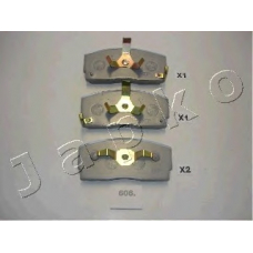 50606 JAPKO Комплект тормозных колодок, дисковый тормоз