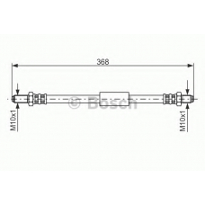 1 987 476 419 BOSCH Тормозной шланг