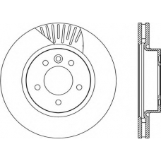 BDR2251.20 OPEN PARTS Тормозной диск