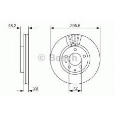 0 986 479 758 BOSCH Тормозной диск