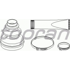 721 154 TOPRAN Комплект пылника, приводной вал