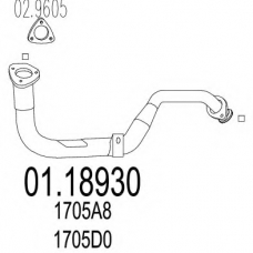 01.18930 MTS Труба выхлопного газа