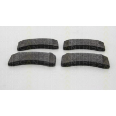 8110 10588 TRISCAN Комплект тормозных колодок, дисковый тормоз