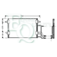 CO0014 EQUAL QUALITY Конденсатор, кондиционер